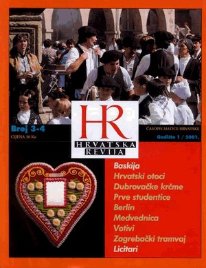 Hrvatska revija 3-4, 2001.
