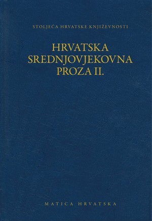 Hrvatska srednjovjekovna proza II.