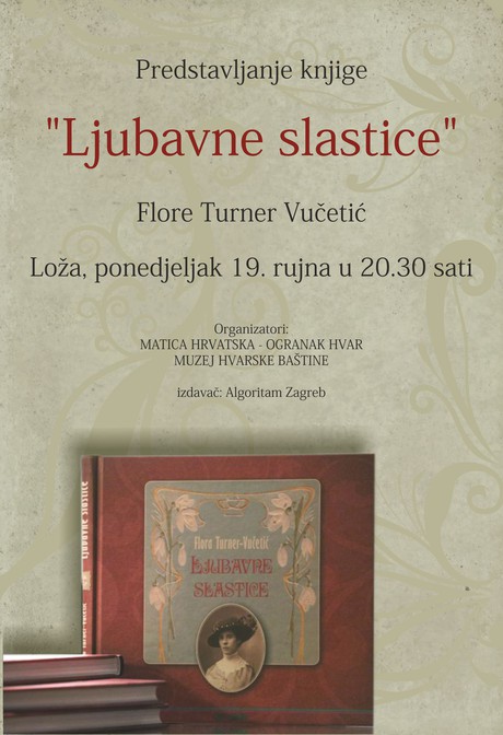 Knjiga turner slastice ljubavne vucetic flora Knjiga: 'Ljubavne