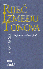 Umjetnost riječi između tonova