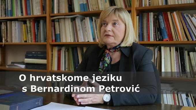 O HRVATSKOME JEZIKU S BERNARDINOM PETROVIĆ